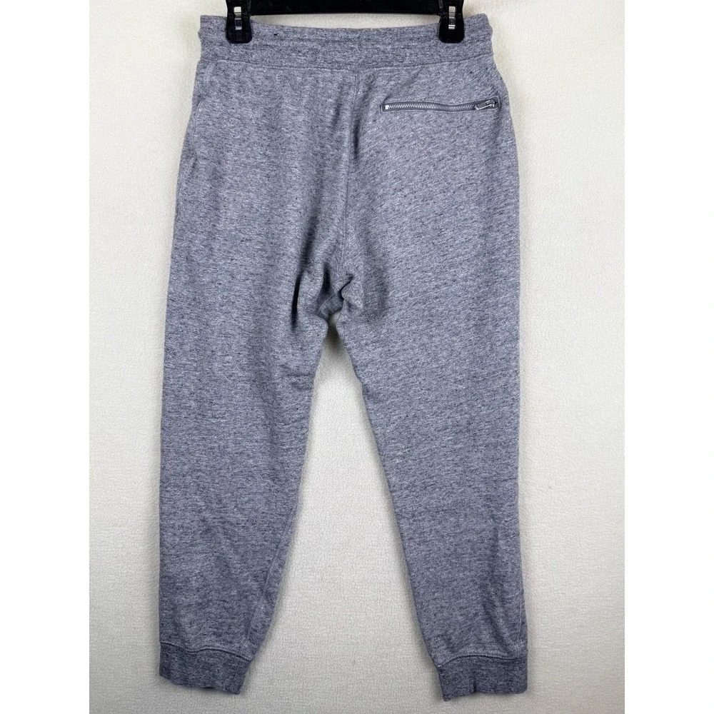 Nike Pants Mens 32 Gray Jogger Sweatpants Elastic Waist Zip Pocket Flecked Knit